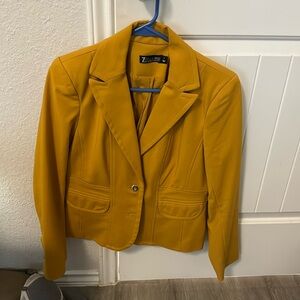 Mustard Blazer from New York & Company